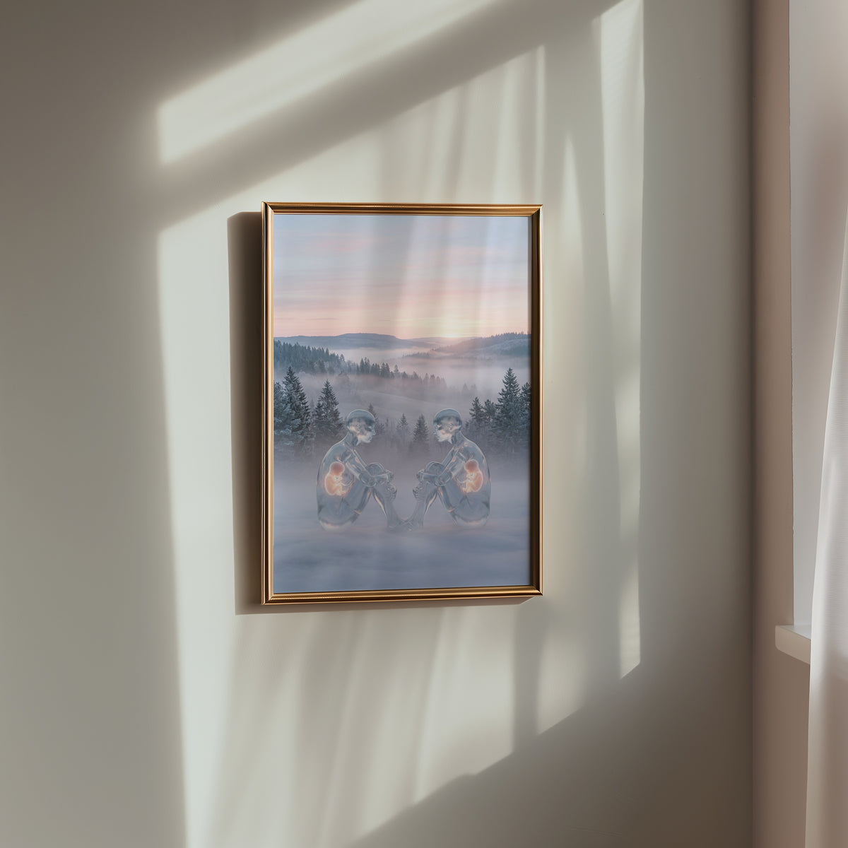 Still Reflection Poster på vägg i vardagsrum, fri frakt över 499 kr