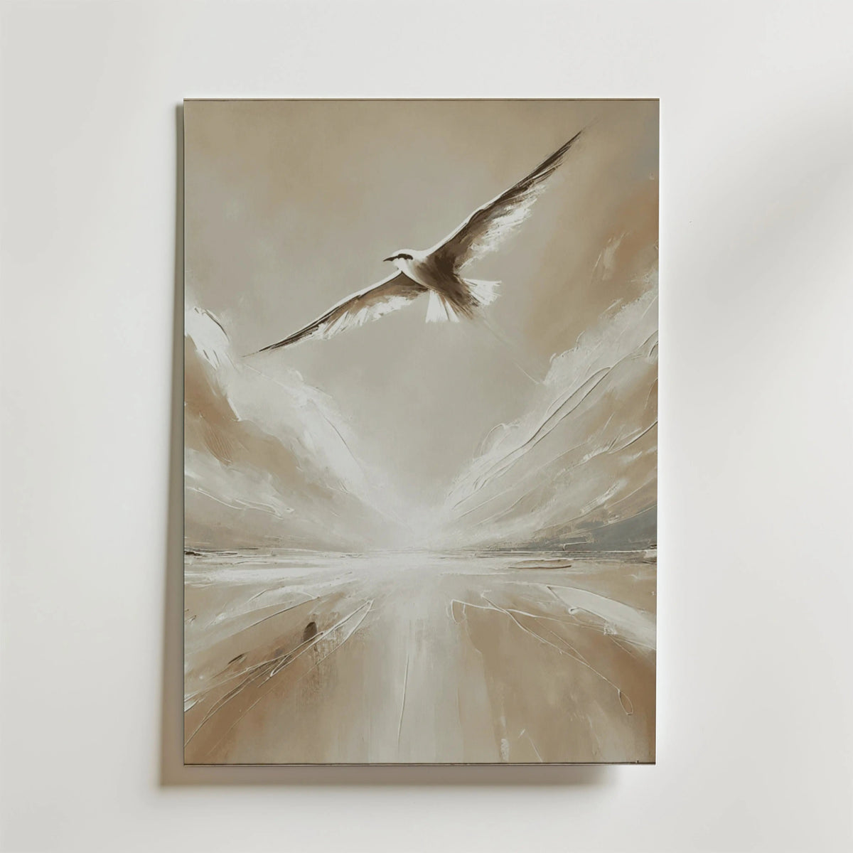 Wings of Silence – stilfullt konsttryck från Bozetto, tryckt på matt finpapper i hög tryckkvalitet