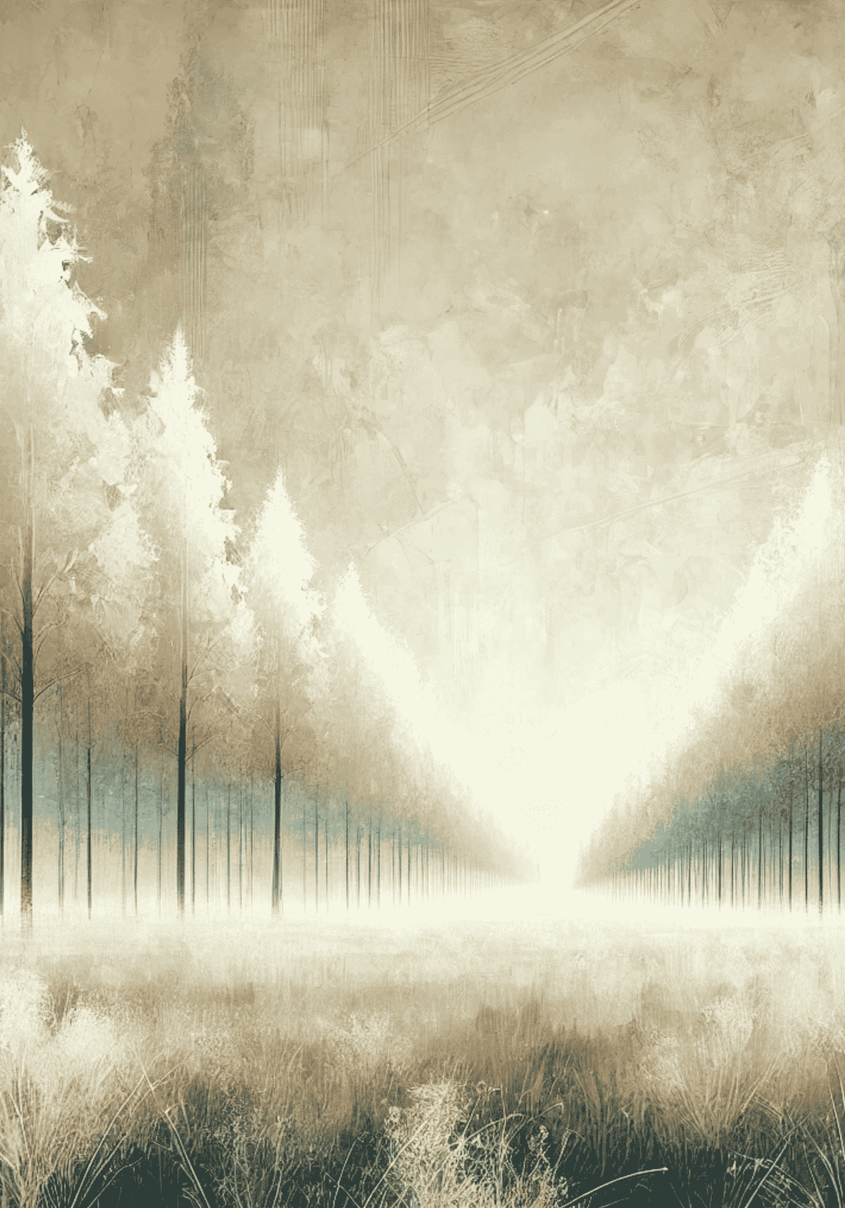 Whispers Of The Forest poster visad rakt fram – Bozetto affisch i hög tryckkvalitet