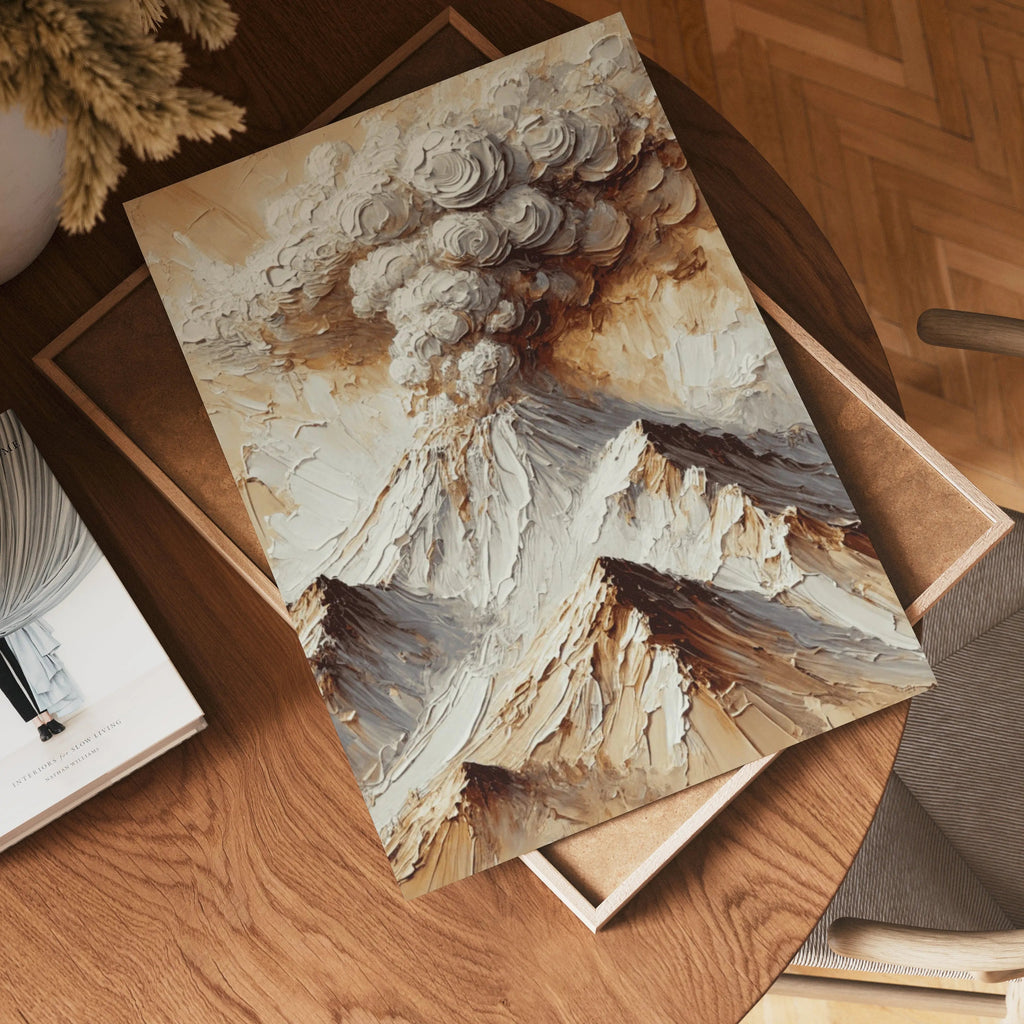 Abstract Volcanic Explosion – affisch med stilfullt motiv från Bozetto i hög kvalitet