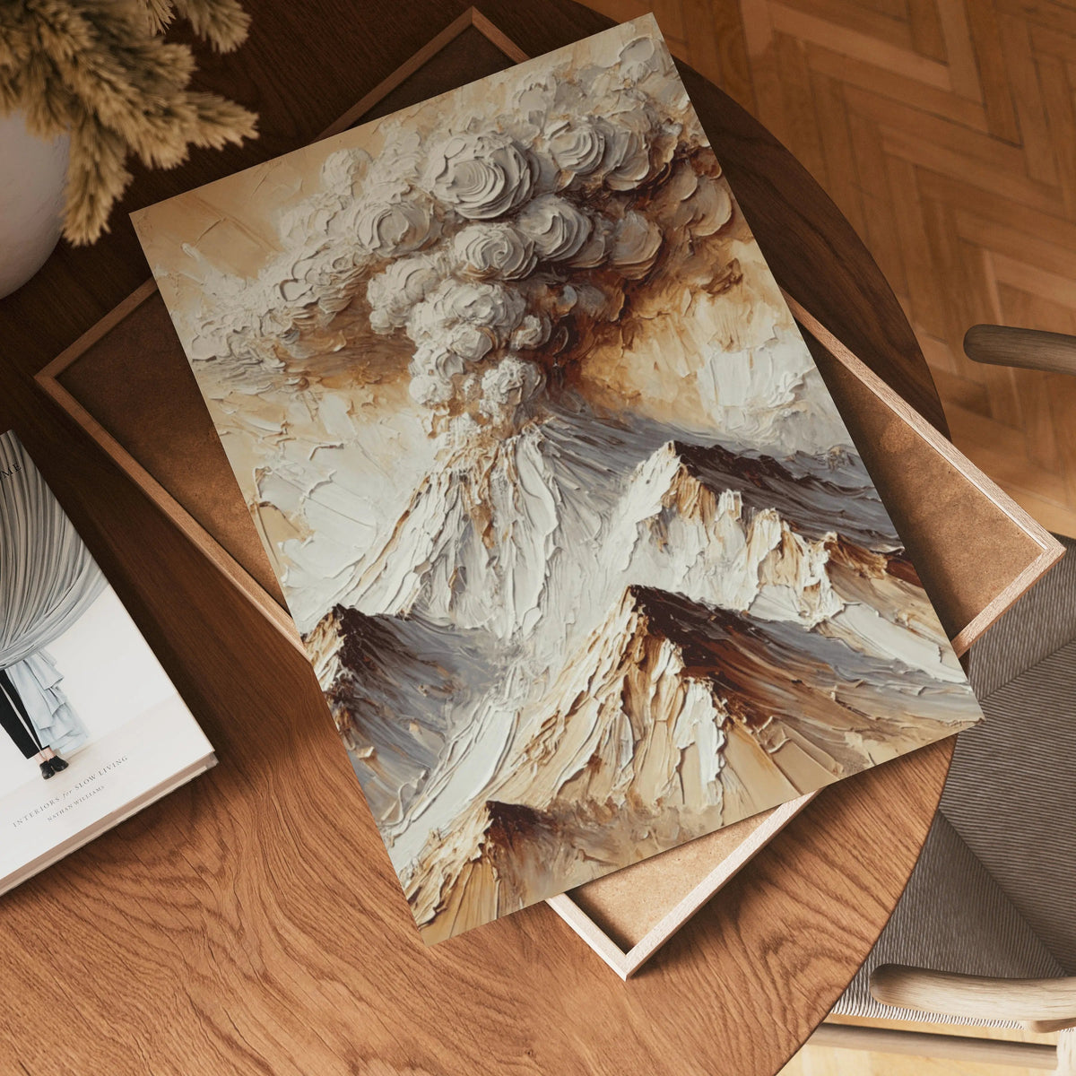 Abstract Volcanic Explosion – affisch med stilfullt motiv från Bozetto i hög kvalitet