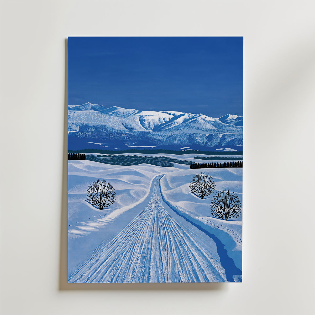 Hiroshi Nagai Winter Horizon - utan passepartout