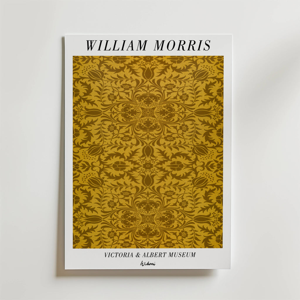 William Morris Victoria & – stilfullt konsttryck från Bozetto, tryckt på matt finpapper
