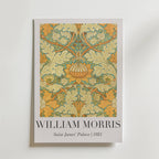 William Morris Saint James' – stilfullt konsttryck från Bozetto, tryckt på matt finpapper