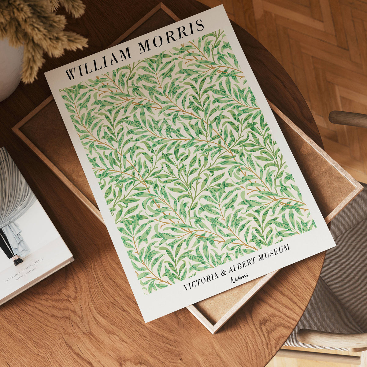 William Morris Victoria & – affisch med stilfullt motiv från Bozetto i hög kvalitet