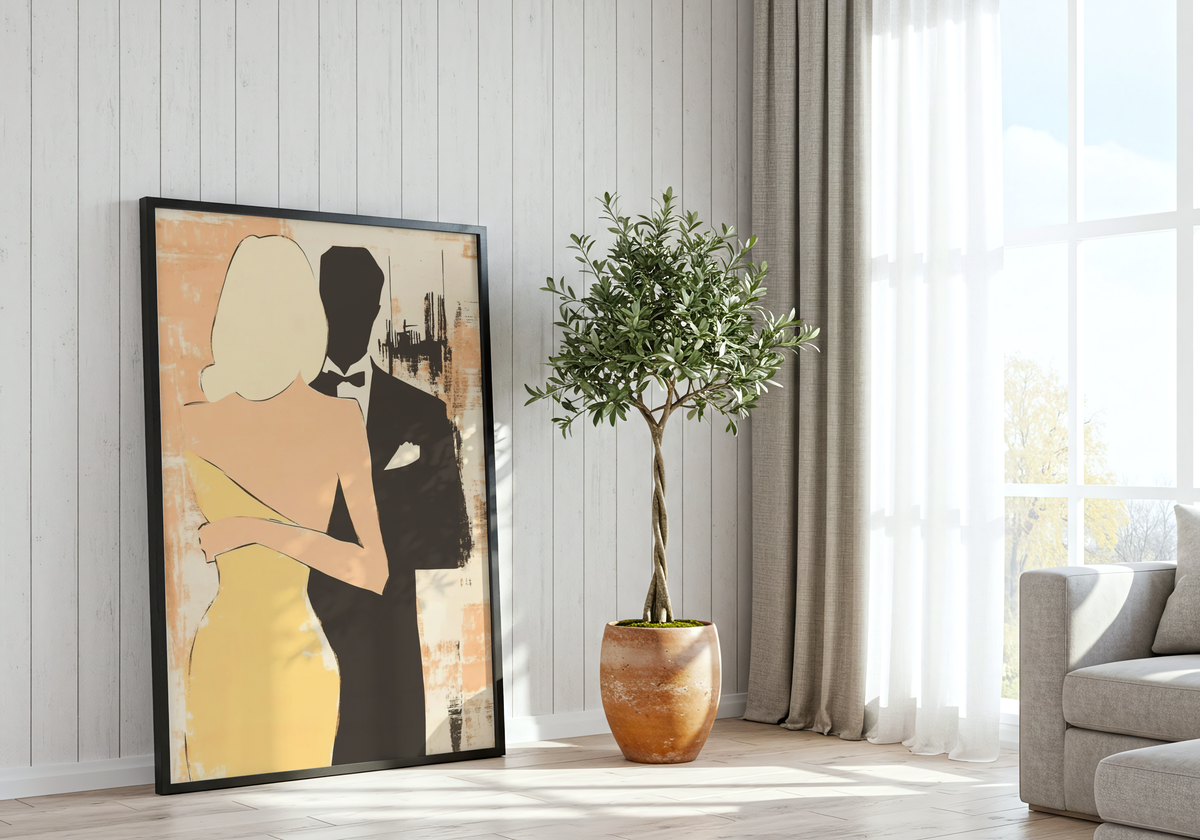 The First Dance – affisch med snyggt motiv, köp enkelt hos Bozetto i flera storlekar