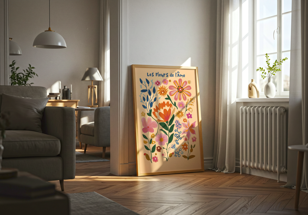 Les Fleurs De Ráme No.2 – affisch med stilfullt motiv från Bozetto i hög kvalitet