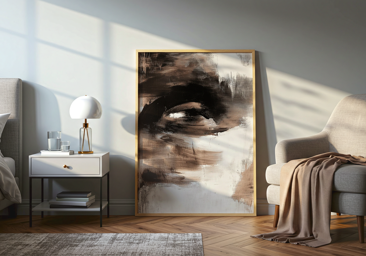 Silent Eye poster visad rakt fram – Bozetto affisch i hög tryckkvalitet i hög tryckkvalitet