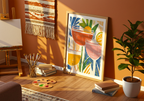 Tropical Reflections Drink – affisch med stilfullt motiv från Bozetto i hög kvalitet
