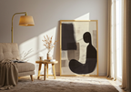 Abstract Solitude poster visad rakt fram – Bozetto affisch i hög tryckkvalitet i hög tryckkvalitet